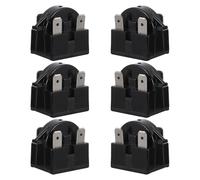 Angoily Relé de Arranque Ptc para Compresor de Frigorífico, 3 Pines 22 Ohmios, 6 Unidades, Protector Térmico para Congelador, Accesorios para Reparación de Refrigeradores de Bebidas