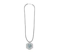 Angoily Reloj de Bolsillo Digital Electrónico Alarma y Pantalla de Mes, Acero Inoxidable y Aleación de Zinc, Colgante para Cuello Adecuado para Viajes de Negocios y Exámenes