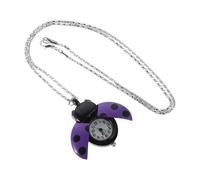 Angoily Reloj de Bolsillo y Accesorios de Bolsos Colgante Vintage Diseño de Mariquita en Aleación y Vidrio, Precisión Varios Estilos Uso Diario Varios Estilos