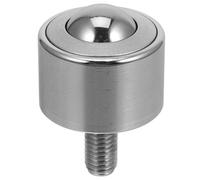 Angoily Rodamiento de Bolas de Transferencia Rosca M12 de Acero Plata, Diseño Ligero y Vida Útil Extendida para Maquinaria Industrial y Equipos de Automatización