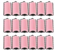Angoily Rodillos de Esponja para Cabello 18 Piezas Rizadores sin Calor Grandes 4 CM de Diámetro Color Rosa para Rizos Suaves y Cómodos Ideales para Peinados Nocturnos y Cabello Largo o