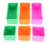 Angoily Separadores de Silicona para Fiambrera Portátil 6 Piezas Compartimentos Multifuncionales Resistentes al Microondas Compactos y Fáciles de Limpiar Ideales para Contenedor de