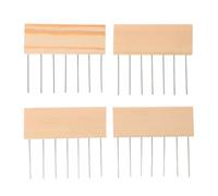 Angoily Set de 4 Herramientas para Pintura Artística Texturizada con Peines de 10 CM Accesorios para Técnicas de Marmoleado y Punteado en Arte Ideales para Estudio y Manualidades