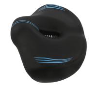 Angoily Sillín 12 Pulgadas de Bicicleta sin Nariz Acolchado Extra Ancho | Pu y Metal, Instalación Sencilla, para Ejercicio y Trayectos Diarios, Compatible Cruiser y Montaña