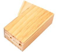 Angoily Soporte de Madera para Cuchillos de Cocina Grande Organizador de Cortadores Resistente y Seguro Estante para Utensilios de Cocina Doméstico Base de Almacenamiento Práctica para