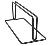 Angoily Soporte de Partición de Escritorio Grande Negro Acero 9mm Clip de Pantalla Práctico para Panel Divisor Móvil Oficina Accesorio para Mesa para Trabajo y Privacidad