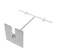 Angoily Soporte para Pancartas de Mesa Ajustable de Acero Inoxidable, Expositor para Carteles Publicitarios Compacto para Oficina y Tienda, Porta Carteles Resistente y Versátil