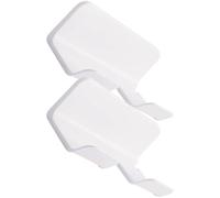 Angoily Soporte para Secador de Pelo de Pared sin Perforación, Organizador de Baño 2 Piezas, Estante de Almacenamiento Compacto y Resistente para Secadores de Cabello, Adecuado para Baño