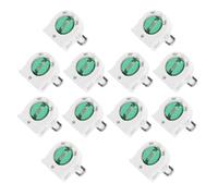 Angoily Soporte para Tubo Fluorescente T8 de Porcelana Base de Portalámparas de Plástico 12 Unidades Compatible Tubos LED Reemplazo para Lámparas de Techo Uso Doméstico y Profesional
