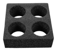 Angoily Soporte para Vasos de Bebidas de 4 Ranuras, Bandeja Portavasos Reutilizable para Té Leche y Café, Práctico Organizador Ligero para Envases para Llevar y Uso Comercial