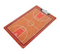 Angoily Tablero de Tácticas de Baloncesto Borrable en Seco, Portapapeles para Entrenadores, Doble Cara, Ligero y Portátil, Accesorio para Entrenamiento y Juegos de Cancha de Baloncesto,