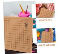 Angoily Tablero Macramé de Corcho con Rejilla para Diy Incluye Pines Resistentes para Proyectos de Nudos y Trenzado con Hilo y Cuerda de Algodón
