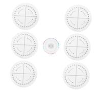 Angoily Tableros de Posicionamiento Redondos de Espuma con Agujas Disco de Trenzado Portátil para Macramé Herramienta para Pulseras DIY y Manualidades con Hilo