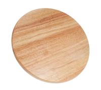 Angoily Taburete De Madera Maciza Taburete Ergonómico Redondo De Madera - Superficie Lisa De 35 Cm para Restaurantes Bares Y Hogar