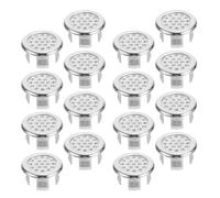 Angoily Tapa de Orificio de Desbordamiento para Lavabo Redonda de Plástico 1 Pulgada 25 Unidades Cubierta Decorativa Antidesbordamiento para Fregadero de Baño y Cocina Anillo de
