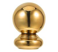 Angoily Tapas para Postes de Valla con Bola Integrada de Acero Inoxidable Remates Decorativos Dorados de 32 MM para Escaleras Puertas y Cercas Cubiertas Resistentes para Exteriores