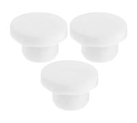 Angoily Tapón de Drenaje Redondo de Goma para Congelador Horizontal, 1,5 Cm, Pack de 3 Unidades, Enchufe para Refrigerador y Arcón Congelador, Resistente a Fugas y Polvo, Uso