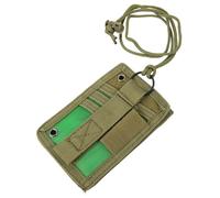 Angoily Tarjetero Multifuncional De Oxford Porta Tarjeta De Identificación Cierre para Exteriores Color