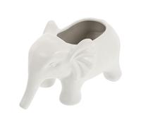 Angoily Taza de Cerámica Artesanal Forma de Elefante Blanca Taza Creativa para Bebidas Copa Estable para Hogar Bar y Restaurante Adecuado para Obsequio y Uso Diario