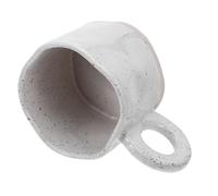 Angoily Taza de Cerámica para Té y Café, Diseño Original de Arte Salpicado, Capacidad Estándar, Color Claro Detalles Negros, 1 Unidad, Adecuado para Uso Diario en Hogar, Oficina