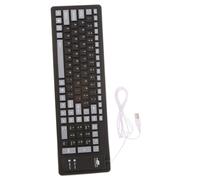 Angoily Teclado de Silicona de 103 Teclas Plegable con Cable USB Protector de Teclado
