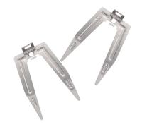 Angoily Tenedores para Pollo Asado de Acero Inoxidable Accesorios Giratorios para Freidora de Aire y Horno Set de 2 Unidades para Barbacoa y Parrilla Doméstica Herramienta Resistente