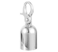 Angoily Tope para Cordón de Aleación de Aluminio Gancho para Cuerda de Barrera, Tapa Extremo Resistente al Óxido y Accesorio Decorativo para Hoteles y Hogares