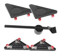 Angoily Triangulares para Mover Muebles Pesados Rodillos Antideslizantes Estructura Metálica Resistente Facilitador para Traslado y Reorganización Hogar y Oficina