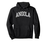 Angola Indiana en diseño Deportivo Deportivo Vintage Sudadera con Capucha