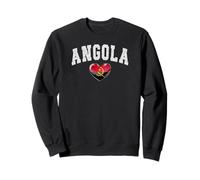 Angola Legado Cultural Heart Heritage Tradición Sudadera