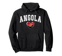 Angola Legado Cultural Heart Heritage Tradición Sudadera con Capucha