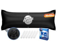 Angooni Cojín de piscina de invierno XXL, cojín de aire para piscina (180 x | Cojín de aire de piscina para cubierta de piscina con doble costura, doble válvula Boston y cuerdas para piscina segura