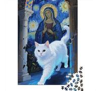 Angora Turco Puzzles 1000 Piezas Puzzles para Adultos Decoración del Hogar Puzzle Regalos para Se?Oras 1000pcs (75x50cm)