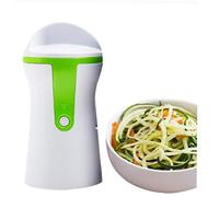 Angoter Portátil Vegetal Spiralizer máquina de Cortar de Mano Spiralizer pelador de Acero Inoxidable máquina de Cortar Espiral de Patatas calabacín Espagueti