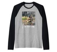 Angressed I Live Here Now, hámster Pig, béisbol, Lindo Camiseta Manga Raglan