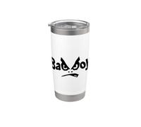 Angry Bad Boy, Cool Bad Boys Fashion Graphic Design Style Vaso térmico de acero inoxidable de doble pared