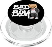 Angry Bad Boy Style, Cool Teddy Bear Bad Boy Graphic Design PopSockets PopGrip para MagSafe