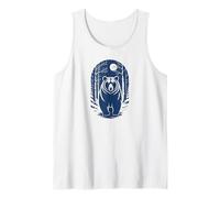 Angry Bear Grizzly Bears Wildlife Mountains Animal Camiseta sin Mangas