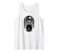 Angry Bear Grizzly Bears Wildlife Mountains Animal Camiseta sin Mangas