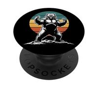 Angry Bear Grizzly Bears Wildlife Mountains Animal PopSockets PopGrip Adhesivo