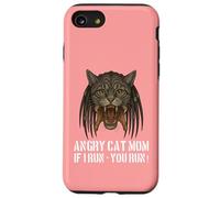 Angry Cat Mom - para dueño de Gato Realmente Malvado, Divertido diseño de Juego de Palabras Carcasa para iPhone SE (2020) / 7/8