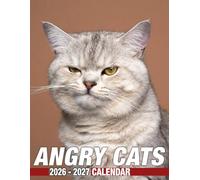 Angry Cats Calendar 2026 - 2027: A 24-Month Planner for Jan 2026 to Dec 2027, Organizing & Planning, Gift for Friends and Family