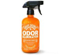 ANGRY ORANGE Spray eliminador de olores cítricos para mascotas de 24 oz. - Eliminador de orina y desodorante de alfombras para perros y gatos