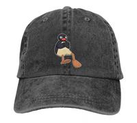 Angry Pingu Ping u El Sombrero de béisbol Retro Peng Oui n Sun Sun de algodón Gorra de Golf Casual Unisex