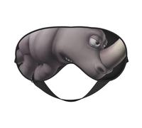 Angry Rhino - Antifaz suave para dormir, parche transpirable para mujer, perfecto para viajes y relajación