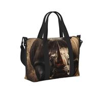 Angry Rhino Print - Bolsa de mano para hombre y mujer, ligera, plegable, para camping, uso diario, actividades al aire libre