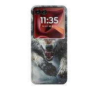 Angry Wolf Running Caso Del Tirón Funda Carcasa Case para Motorola Razr 60 Ultra, Razr Ultra 2025