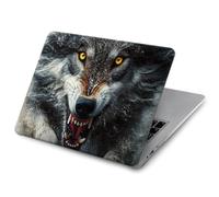 Angry Wolf Running Funda Carcasa Case para MacBook Pro 14 M1-M5 A2442 A2779 A2992 A2918 A3112 A3185 A3401 A3434 A3112