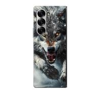 Angry Wolf Running Funda Carcasa Case para Samsung Galaxy Z Fold 7