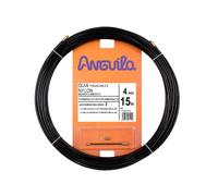 Anguila Guía Pasacables Nylon Negro ⌀4mm 15m T.Intercamb Electricista